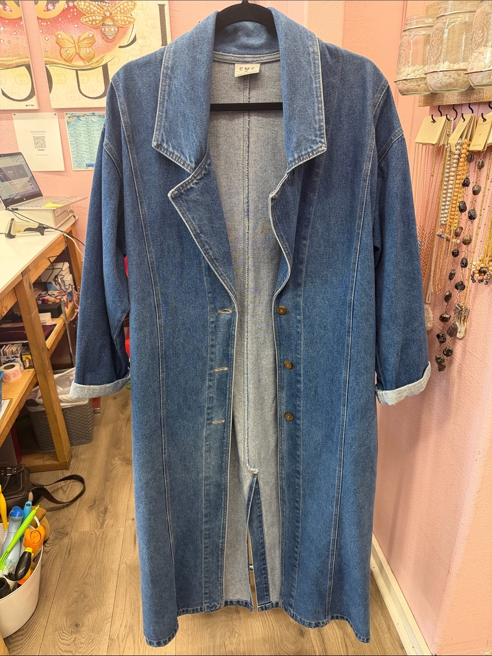 80’s/90’s vintage CMC Denim Duster